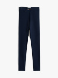Blue Colanti Skinny Lungi Cu Emblema Diamanté Flag  Fete
