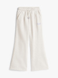 Gri Pantaloni Jogger Varsity Cu Croiala Larga Si Logo  Fete