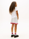 White Varsity Flock Logo Slim T-Shirt  Girls