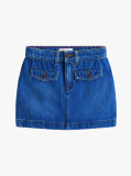Blue Denim Mini Skirt  Girls