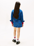 Blue Denim Mini Skirt  Girls