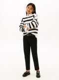 Multi Metallic Stripe Relaxed Jumper  Girls