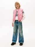 Pink Relaxed Down Puffer Gilet  Girls