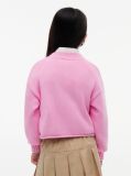 Pink Heritage Flag Rib-Knit Relaxed Jumper  Girls