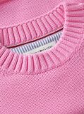 Pink Heritage Flag Rib-Knit Relaxed Jumper  Girls