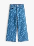 Denim Mabel Floral Blugi Wide Leg Cu Imprimeu  Fete