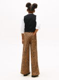 Multi Blugi Mabel Relaxati Cu Talie Inalta Si Print Leopard  Fete