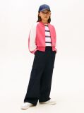 Multi Jacheta Bomber Cu Logo Colour-Blocked Pe Spate  Fete