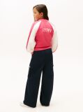 Multi Jacheta Bomber Cu Logo Colour-Blocked Pe Spate  Fete