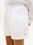 Alb Pantaloni Scurti Anglaise Cu Picior Larg Brodat  Fete