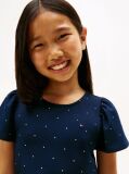 Blue Festive Stud A-Line Dress  Girls