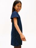 Blue Festive Stud A-Line Dress  Girls