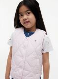 Pink Onion Quilted Gilet  Girls