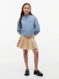 Denim Camasa din Chambray Cu Croiala Lejera Si Logo Brodat  Fete