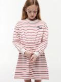 Multi Stripe Relaxed Sweatshirt Dress  Girls