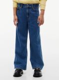Denim Blugi Mabel Cu Talie Inalta Si Croiala Larga  Fete