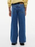 Denim Blugi Mabel Cu Talie Inalta Si Croiala Larga  Fete