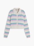 Multi Cardigan Polo Tricotat Cu Croiala Slim  Fete