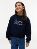 Blue Rope Logo Relaxed Terry Sweatshirt  Girls