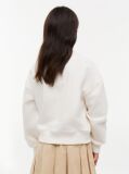 White Rope Logo Relaxed Terry Sweatshirt  Girls