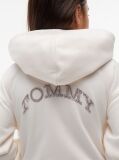 White Rhinestone Flag Relaxed Zip-Thru Hoody  Girls