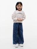 Multi Logo Relaxed Terry Sweatshirt  Girls