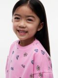 Pink Logo Relaxed Terry Sweatshirt  Girls