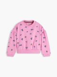 Pink Logo Relaxed Terry Sweatshirt  Girls