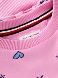 Pink Logo Relaxed Terry Sweatshirt  Girls