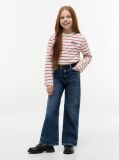 Multi Tricou Cu Maneca Lunga Croiala Lejera Si Rope Logo  Fete
