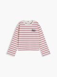 Multi Tricou Cu Maneca Lunga Croiala Lejera Si Rope Logo  Fete
