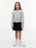 Multi Tricou Cu Maneca Lunga Croiala Lejera Si Rope Logo  Fete