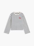 Multi Tricou Cu Maneca Lunga Croiala Lejera Si Rope Logo  Fete