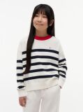 Multi Gold-Tone Button Relaxed Jumper  Girls