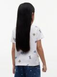 White Logo T-Shirt  Girls