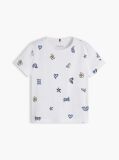 White Logo T-Shirt  Girls