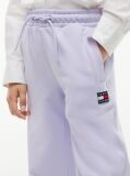 Purple Heritage Flag Wide Leg Joggers  Girls