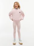 Roz Set Cu Bluza De Trening Si Colanti Cu Logo  Fete