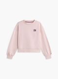 Roz Set Cu Bluza De Trening Si Colanti Cu Logo  Fete