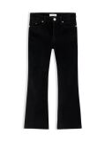 Black Corduroy Five-Pocket Flared Trousers  Girls
