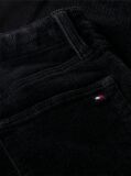 Black Corduroy Five-Pocket Flared Trousers  Girls
