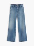Blue Mabel High Rise Wide Leg Jeans  Girls