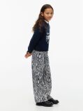 Multi Mabel Blugi Cu Talie Inalta Croiala Wide Si Imprimeu Zebra  Fete