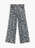 Multi Mabel Blugi Cu Talie Inalta Croiala Wide Si Imprimeu Zebra  Fete