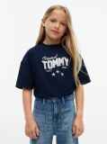 Blue Star Logo Peached T-Shirt  Girls