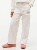 Beige Corduroy Patch Pocket Straight Trousers  Girls