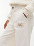 Beige Corduroy Patch Pocket Straight Trousers  Girls