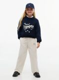 Blue Star Embroidery Relaxed Balloon Sleeve Jumper  Girls