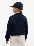 Blue Star Embroidery Relaxed Balloon Sleeve Jumper  Girls