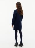 Blue Intarsia Logo Relaxed Jumper Dress  Girls